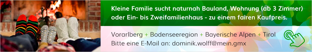 Immobiliensuche - Pfänder + Pfänderstock