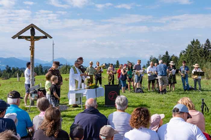 Bergandacht auf dem Pfänder