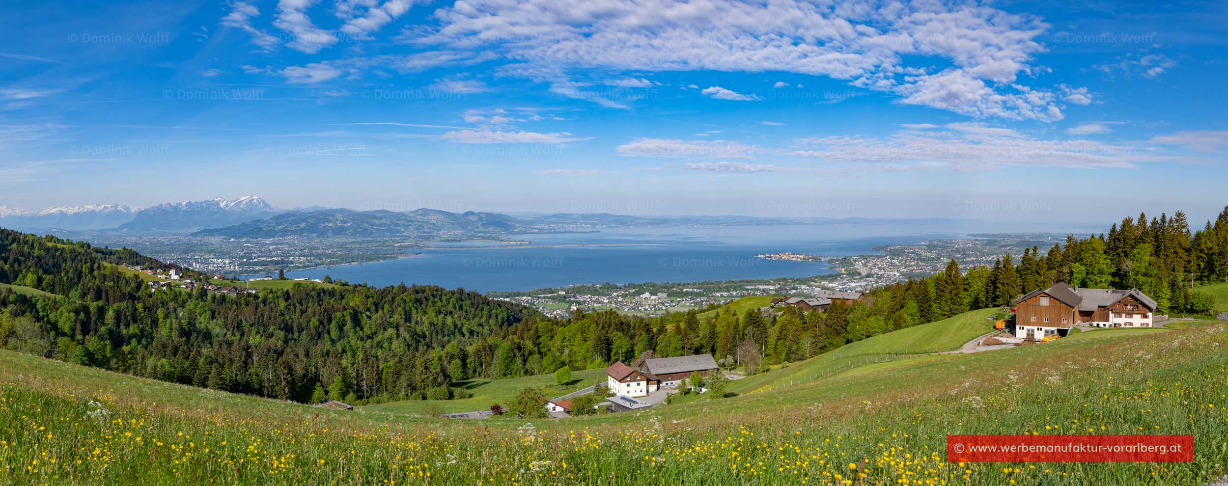 Pfänder-Panorama Dreiländereck