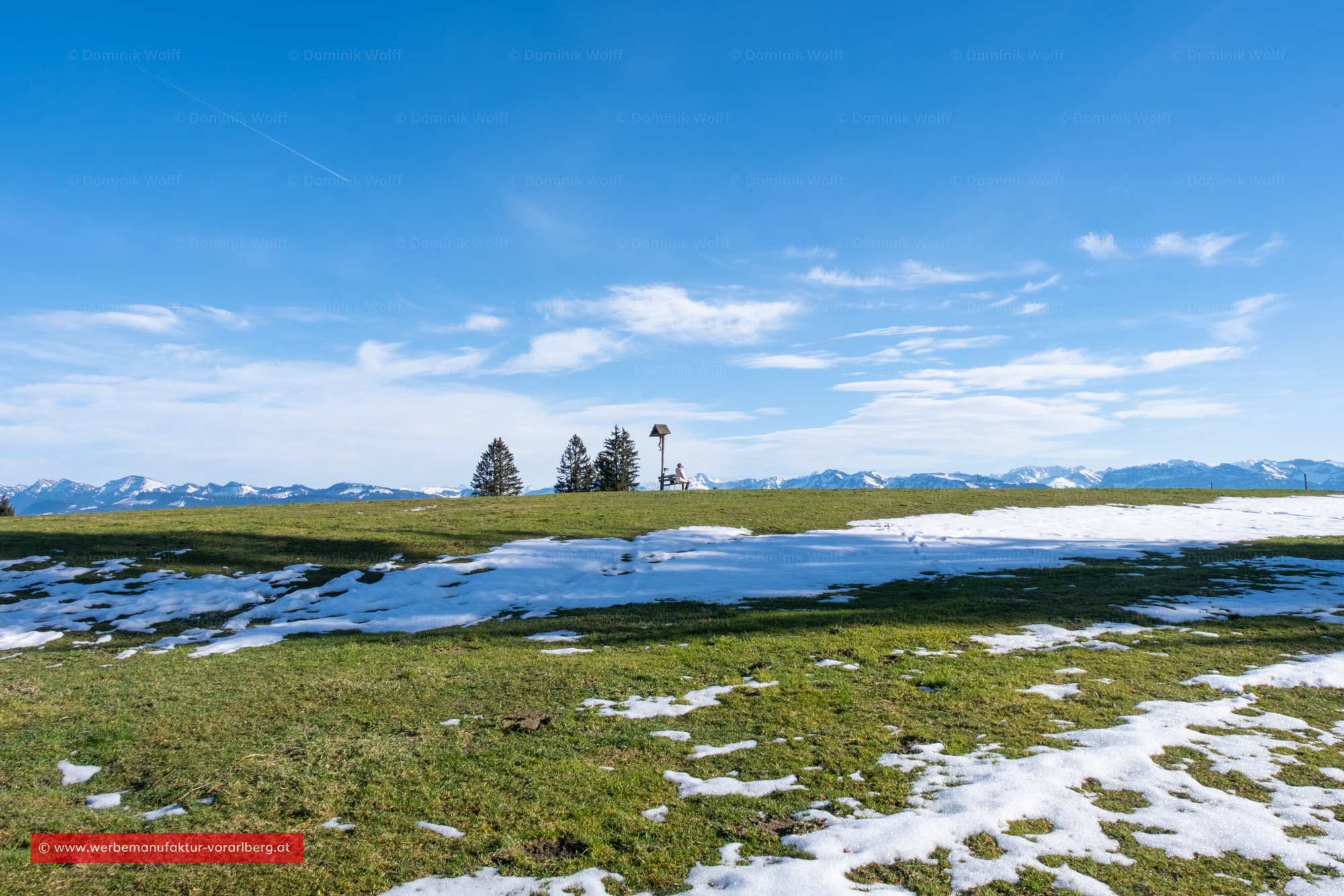 Der Winter verlässt den Pfänder