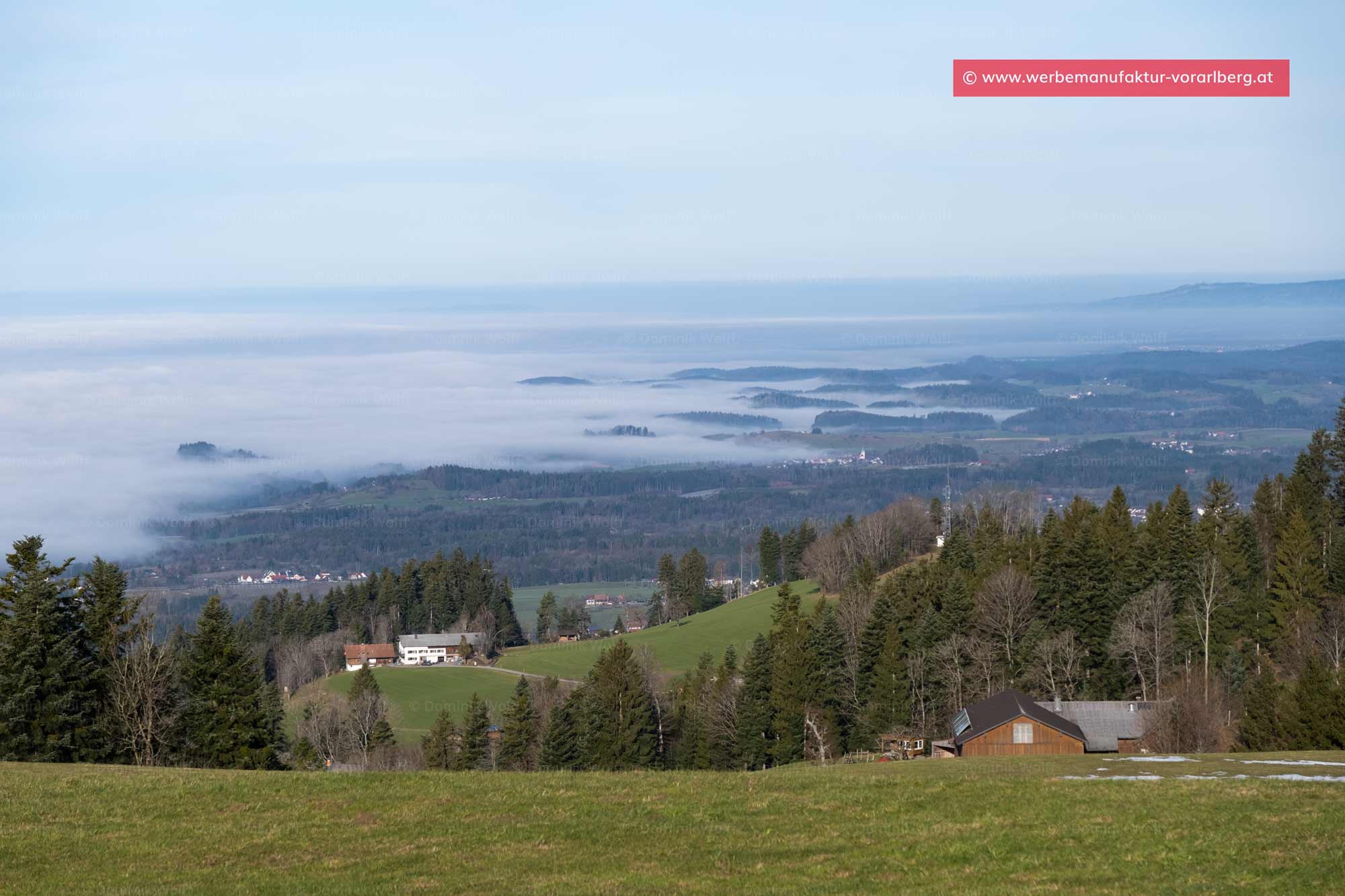 Nebel unterhalb des Pfänders