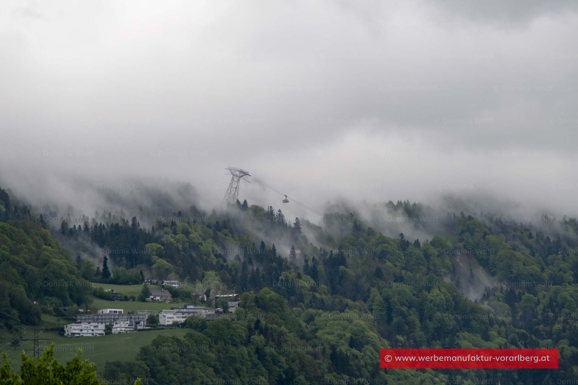 Wolkendecke am Pfänder