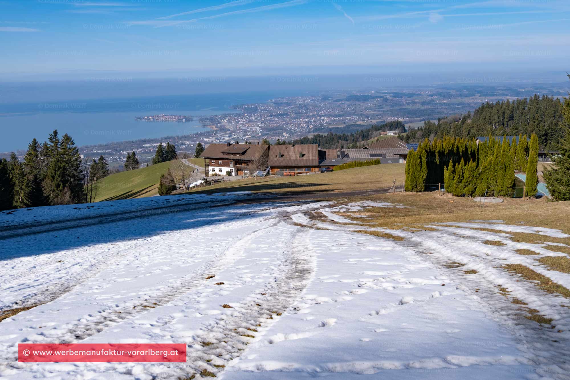 Bild + Foto - Schnee auf dem Pfänderstock