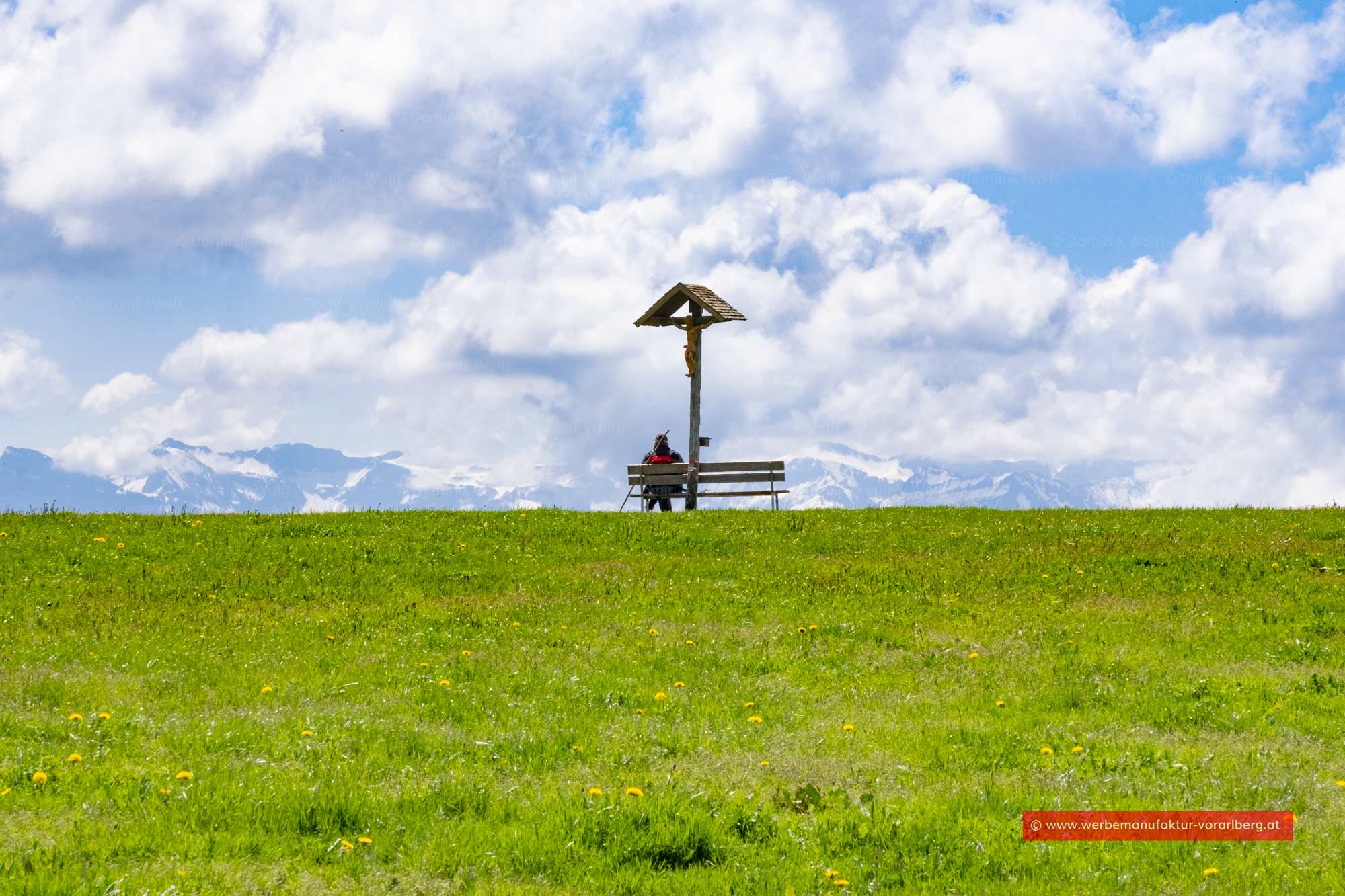 Wanderer auf dem Hochberg