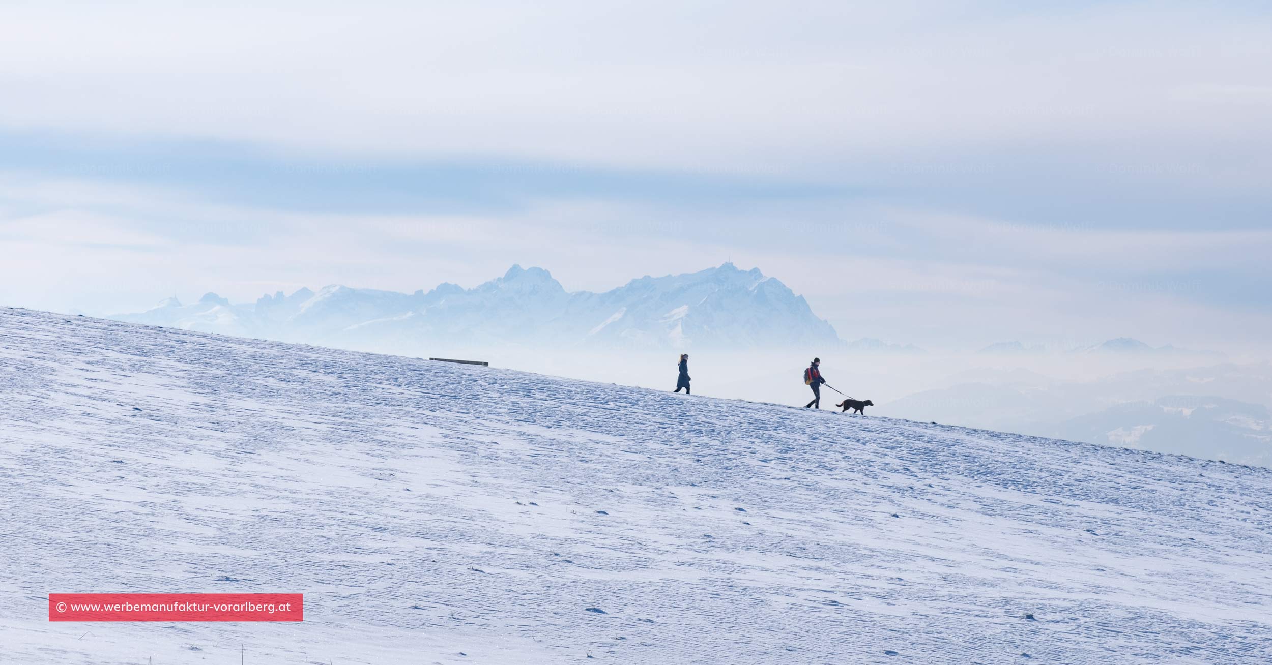 Winterwanderung auf dem Pfänder