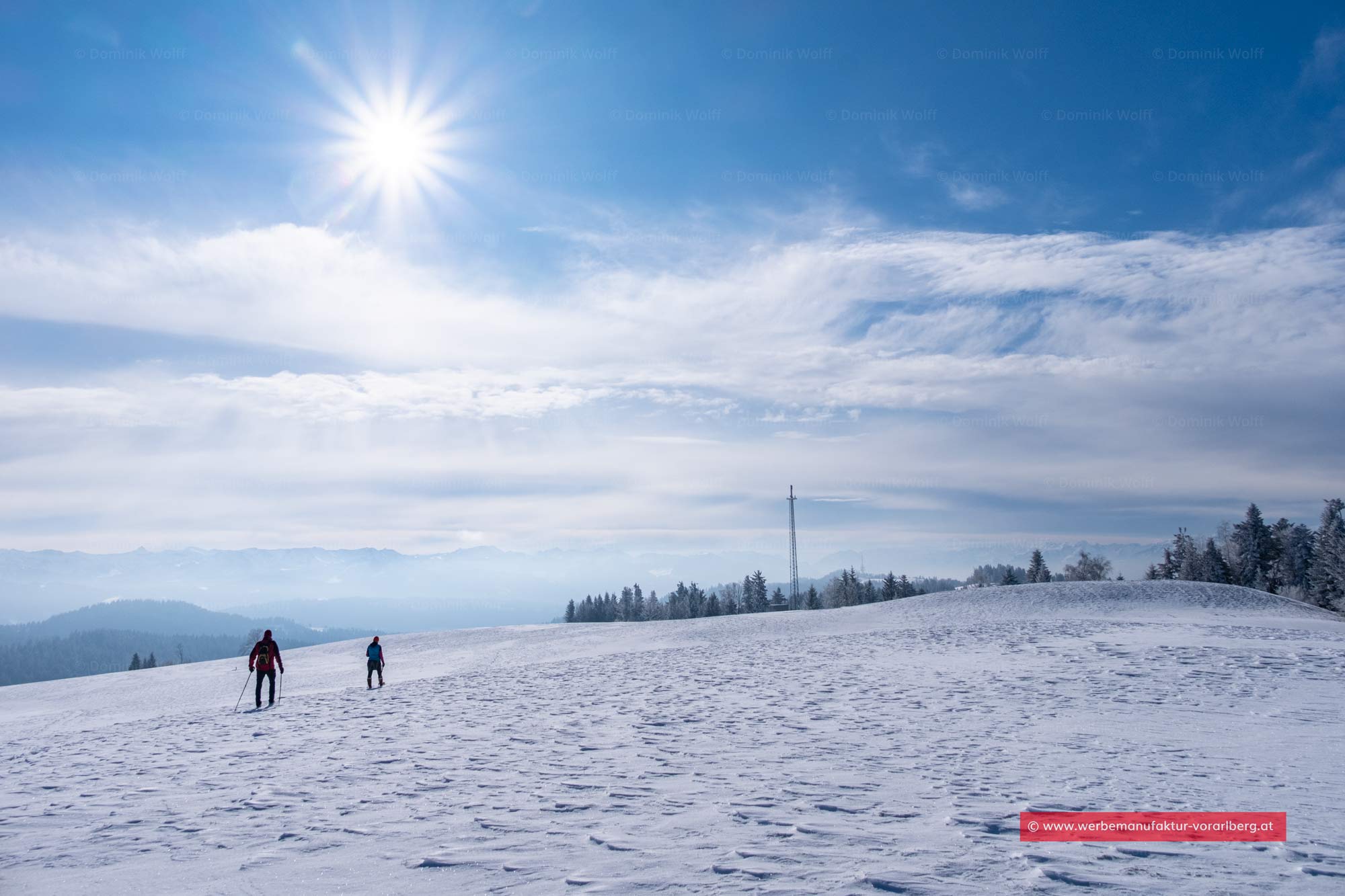 Ski-Langlauf auf dem Pfänder